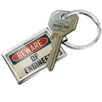 Privjesak za ključeve ima inženjerski vintage smiješan znak