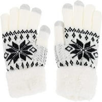 Southwit Winter Pletene rukavice Kreativne tople rukavice Snježne rukavice za žene za žene djevojke