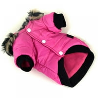 Zimska kućna kućna odjeća Super topla mekana krzna jakna za mali kaput za pse deblji pamučne dukseve