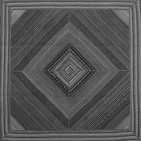 Ahgly Company u zatvorenom kvadratu Sažetak Sive prostirke savremene površine, 3 'kvadrat