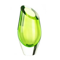 Staklene vaze, moderne zelene boje cvjetne vaze ukrasne za stolove