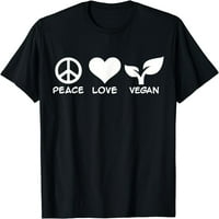 Mir ljubav veganska majica