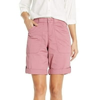 Teretne hlače sa visokim strukom Žene udobne ljetne kratke hlače Izvodne elastične pojaseve iz džepa