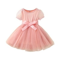 B91XZ PROM DRESS KIDS DIODLER Baby Girls Tutu Dress Hawer Short Bubble Ruvers Tulle Party Princess Haljina