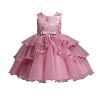 Djevojke Haljina princeza haljina mališana cvjetna odjeća Ljetni print kaiš Tutu baby a-line party haljine