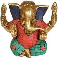 Exotic Indija Lord Ganesha - Mesing sa statuama u unutrašnjosti