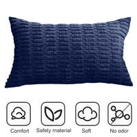 Qianha Mall Vibrant jastučni jastuk za jastuče sa zatvaračem sa patentnim zatvaračem Nordic Solid Coll