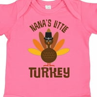 Inktastic Dan zahvalnosti Nana Little Turkey Poklon Dječak za bebe ili dječja djevojaka