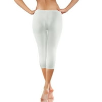 Mafytytpr Capris hlače za žene plus veličine na prodaju modna casual ženska gust spana dame visoke struke