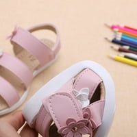 Ljetna djeca Dječje sandale Modne velike cvijeće Dječji cipele s ravnim cipelama za bebe svakodnevna
