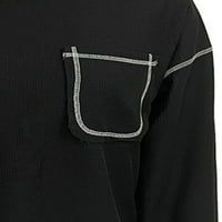 LUMENTO DAMIES pulover dugih rukava tunika bluza posada vrata pletena vrhova pletiva gornja boja blok