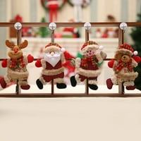 Zhaometiidaxi božićni ukrasi poklon santa claus snjegovića igračka igračka lutka obnašaju ukrase, slatka