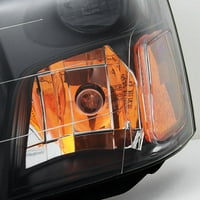 Fit 2003- Subaru Forester SG Crni okviri za svjetlo za svjetlo zaglavlja