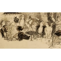 Henry Patrick Raleigh Crna modernog uokvirenog muzeja Art Print pod nazivom - afera cjeloživotnog vijeka