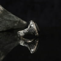Heiheiup vode dijamantski lover Ljubav prsten puni prsten u obliku modne šuplje prstenje prstena