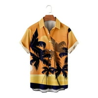 Smihono Save Big Hawaiian majice za muškarce Modni ljetni vrhovi kratki rukav labav duglu Lapel BUST