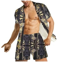 FOPP prodavač Men Set, muškarci postavljeni outfit na plaži na plaži niz majicu i pantnu set ljetni