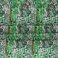 Onuone baršunasto svijetlo zelena tkanina životinja kožna tkanina za šivanje tkanina od dvorišta otisnuta