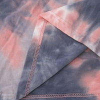 Ljetne ženske kravate majice 4. jula Američka zastava košulje casual crewneck kratki rukav majica Labavi