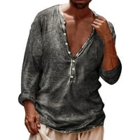 Muška ljetna modna casual pričvršćen 3D digitalni tisak majica s dugim rukavima yutnsbel
