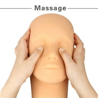 Glava manikinska kozmetologija čine vežbanje licem glave ravna manequin za trening lutke za lice glave