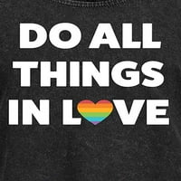 Instant poruka - Pride - Radite sve stvari u ljubavi - ženska haljina za smjenu bez rukava