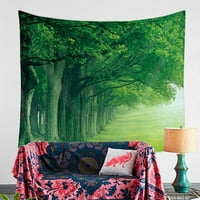 Hemoton 90X zeleni krajolik tapiserija osjetljiv jedinstveni zidni viseći pokrivač prenosivi ručnik