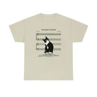 Obiteljskop LLC TUXEDO CAT Zvuk majice tišine, smiješna košulja za muziku i ljubavnik mačaka