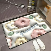 3D vizualna met za kupatilo u kupaonici Neklizajući tepih Brzo sušenje Mekano diatom blato