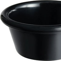 Truecraftware - set od 12- plastičnih oz. Glatka ramekin crna boja - pojedinačni začini ramekins porcija umaknu u sosu