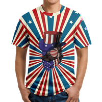 Majica unise Thirts majice za muškarce i dječake Unizirane košulje za nezavisnost Havajski majice za