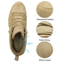 Nortiv muške gležnjače vodootporne planinarske čizme lagana ruksačka radna obuća JS bež veličine 10.5