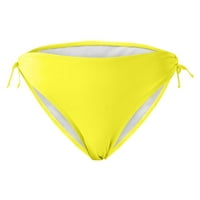 Scyoekwg Womens Swimsuits bikini dno klirens Solid Boja Bikini plivanja hlače Hraštači donji kupaći