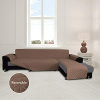Jednostavan kauč na razvlačenje L Oblik kauč na kauču prekrivač prekrivača kauč poklopac salona za reverzibilni