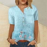 Fragarn ženska majica kratkih rukava labavi FIT Ljetni vrhovi za gamaše