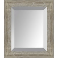 Justis Pewter Tradicionalno ogledalo začućeno ogledalo, stakleno ogledalo sa jedinstvenim, čistim okvirima,
