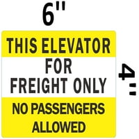 Ovaj lift za teret samo nije dozvoljen putnici