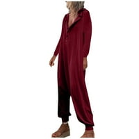 Žene casual duhovica Jumpsuits Jesen odjeću Dugi rukav Outfits Romper Companys Trentersit Ležerne prilike