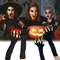 Halloween kandže rukavice duge crne monstrum šape rukavice sa zastrašujućim noktima smiješnim ghost
