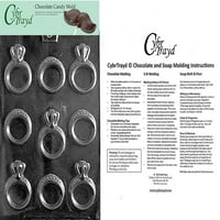 Angažovanje vjenčanog prstena čokoladnog kalupa za bombola sa ekskluzivnim uređajima za oblikovanje