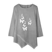 Ženska majica bluza Modni ljetni proljeće Elegantno retro pamuk Žene Ležerne prilike Dnevne ženske majice