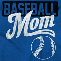Bejzbol mama slatka ponosna sportska majica V izrez majica tees žene brisco brendovi 3x