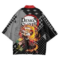Demon Slayer Kimono Robe Cloak set Popularni jedinstveni živopisni kostim sa kratkim hlačama za tinejdžere