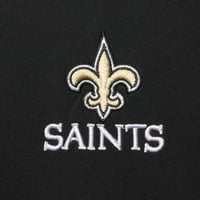 Muški Dunbrooke Crnosi Sivi New Orleans Saints Alpha pune zip jakne