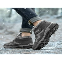Audebane ženske planinarske cipele, visoke topnike zime topla kuka petlje cipele za snijeg krzno odijelo