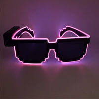 Svjetlo naočale, LED naočale Sunčane naočale Sunčane naočale hladne naočale baterija za Cosplay Halloween Bar Club Party za odrasle Dječji pokloni