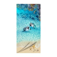 Kućna potrepština ručnik za plažu MicroFiber Super Lagan šareni ručnik za kupanje Sandotronal Beach