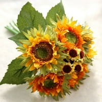 Promotivne glave Ljepota Lažni suncokret umjetni svileni buket kućni cvjetni dekor