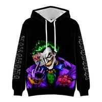 3D Print Hoodies Joker Muškarci Žene Djeca Moda Dukseri Dječak Dječji pulover Dugi rukav Ulični odjeći