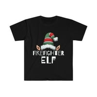 FireFhighter Elf Božićna unizna majica, S-3XL Holidays Xmas Elves